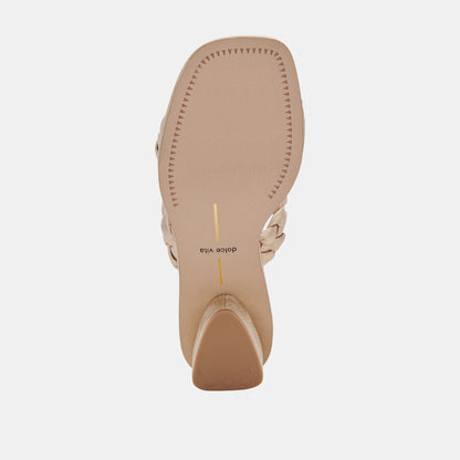 RONIN SANDALS LIGHT GOLD STELLA