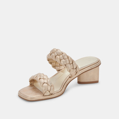 RONIN SANDALS LIGHT GOLD STELLA