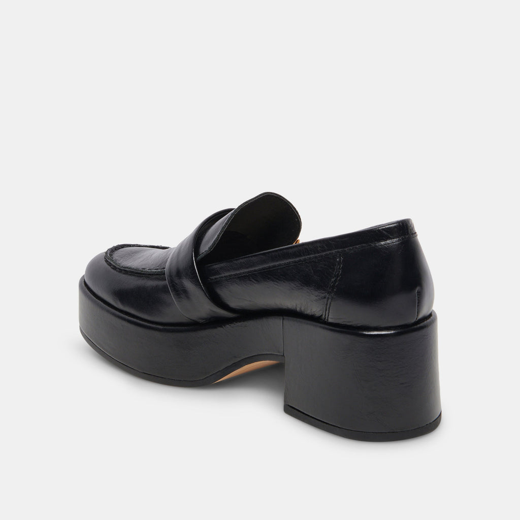 YONDER LOAFERS MIDNIGHT CRINKLE PATENT - re:vita