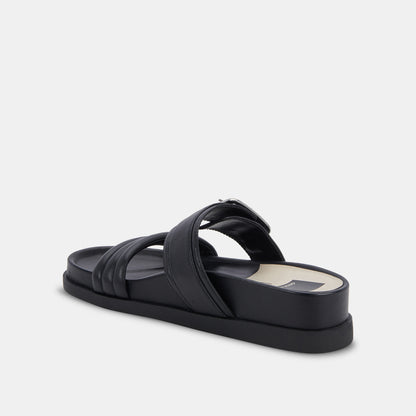 SHAILA SANDALS BLACK LEATHER