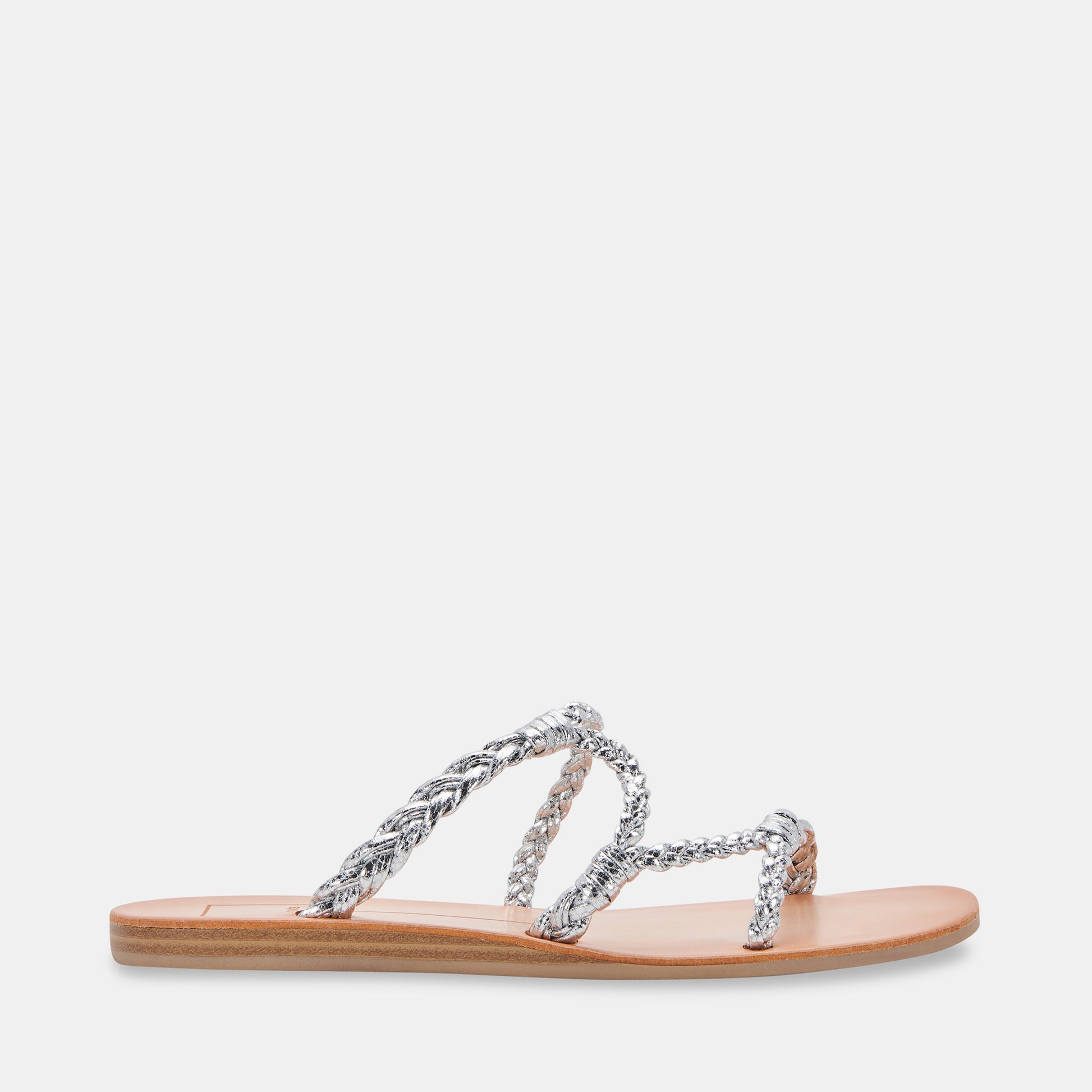 DION SANDALS IN SILVER METALLIC STELLA -   Dolce Vita