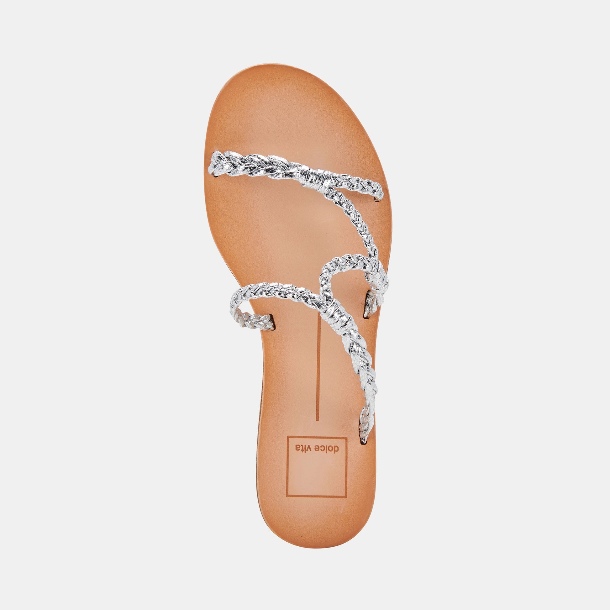 DION SANDALS IN SILVER METALLIC STELLA -   Dolce Vita