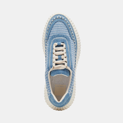 DOLEN SNEAKERS BLUE MULTI DENIM - re:vita