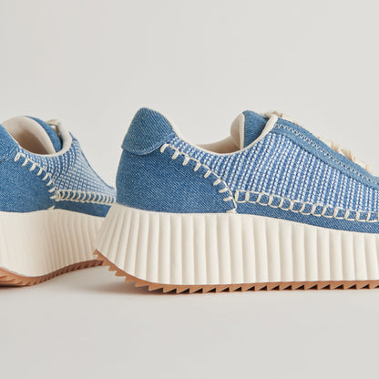 DOLEN SNEAKERS BLUE MULTI DENIM - re:vita