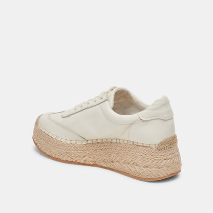 JAJA SNEAKERS WHITE LEATHER - re:vita