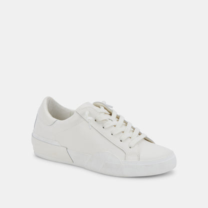 ZINA 360 SNEAKERS WHITE RECYCLED LEATHER