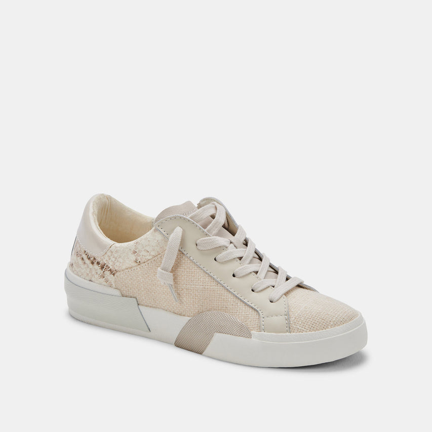 ZINA SNEAKERS NATURAL LINEN