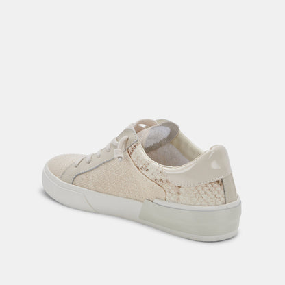 ZINA SNEAKERS NATURAL LINEN