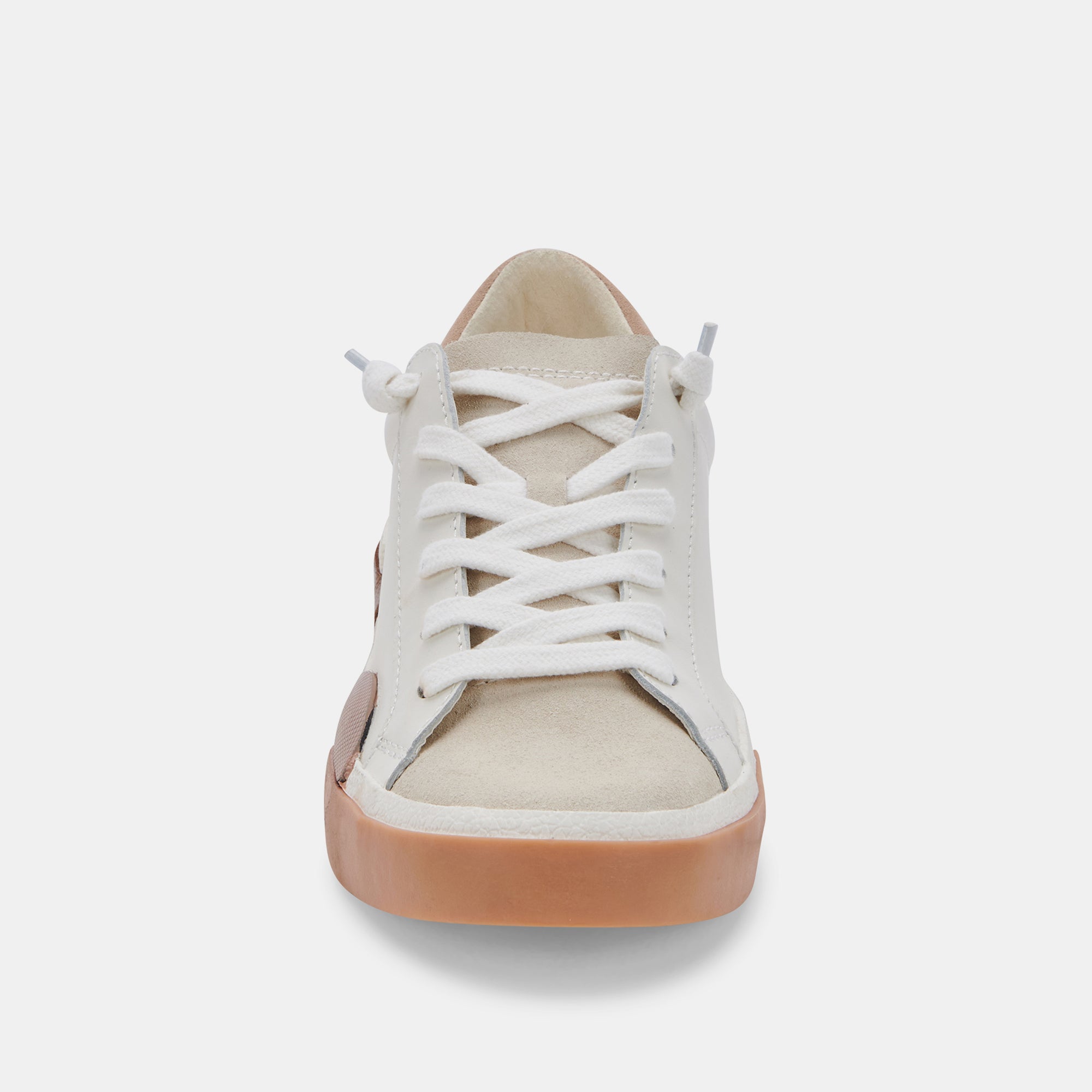 Sneakers beige outlet mujer