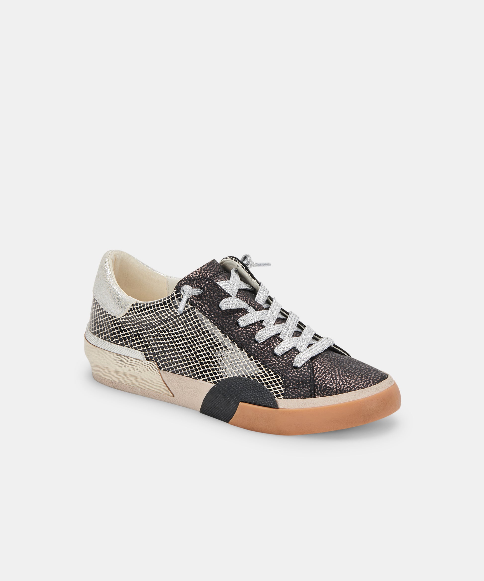 ZINA SNEAKERS IN MERCURY LEATHER -   Dolce Vita