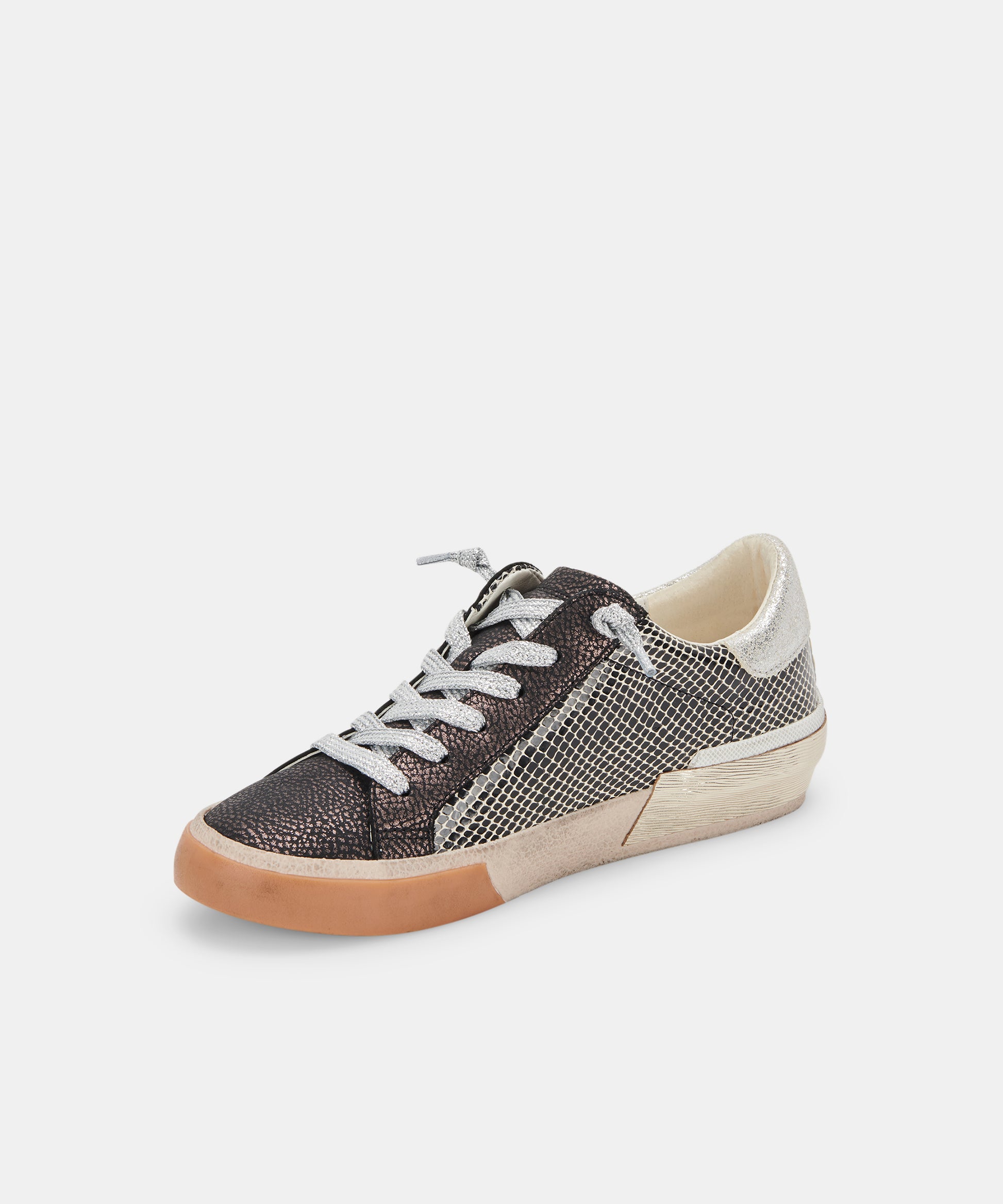 ZINA SNEAKERS IN MERCURY LEATHER -   Dolce Vita