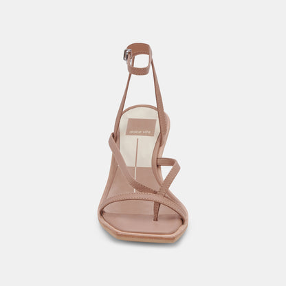 GEMINI WEDGES CAFE LEATHER