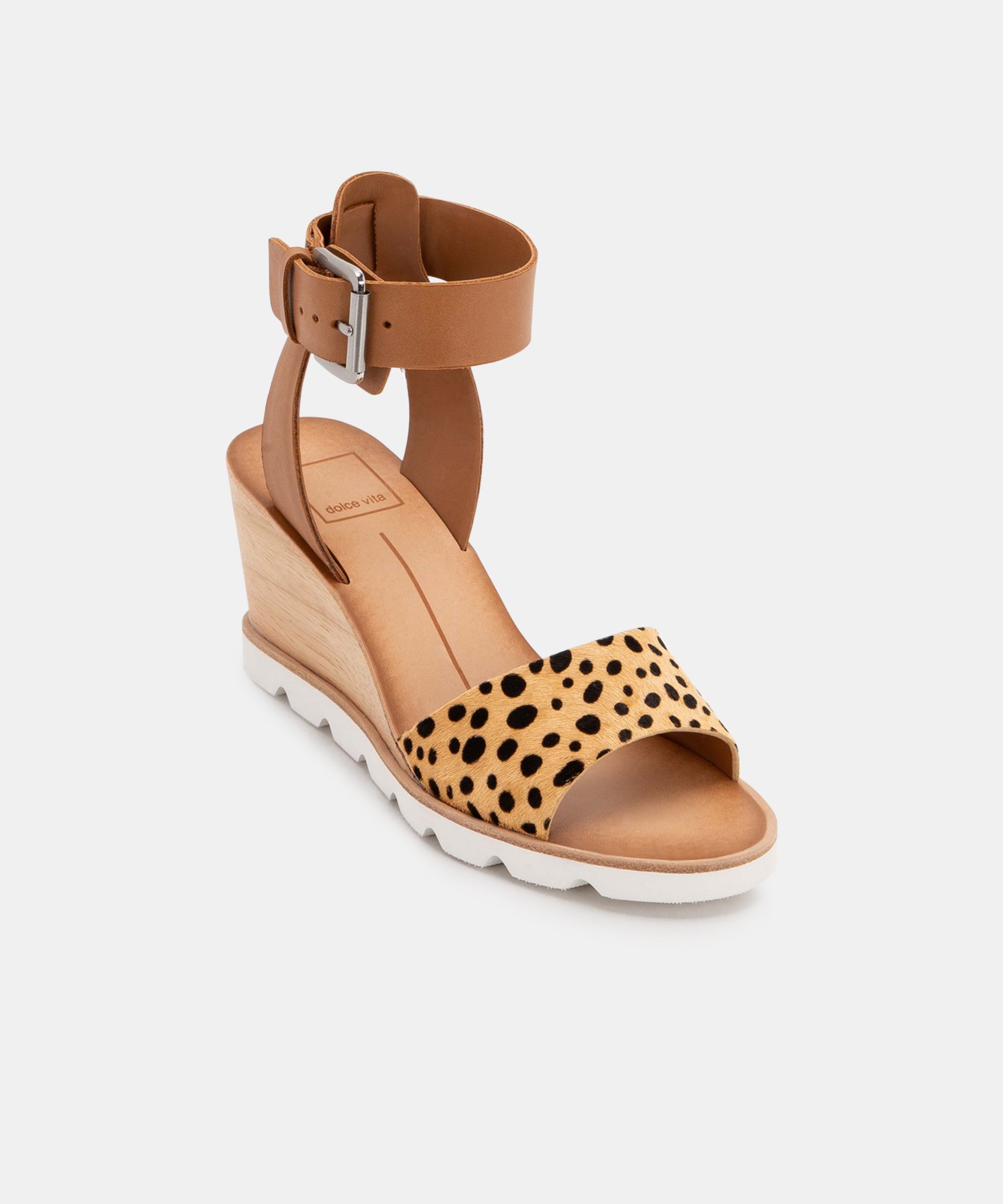 MELIKA WEDGES IN LEOPARD -   Dolce Vita