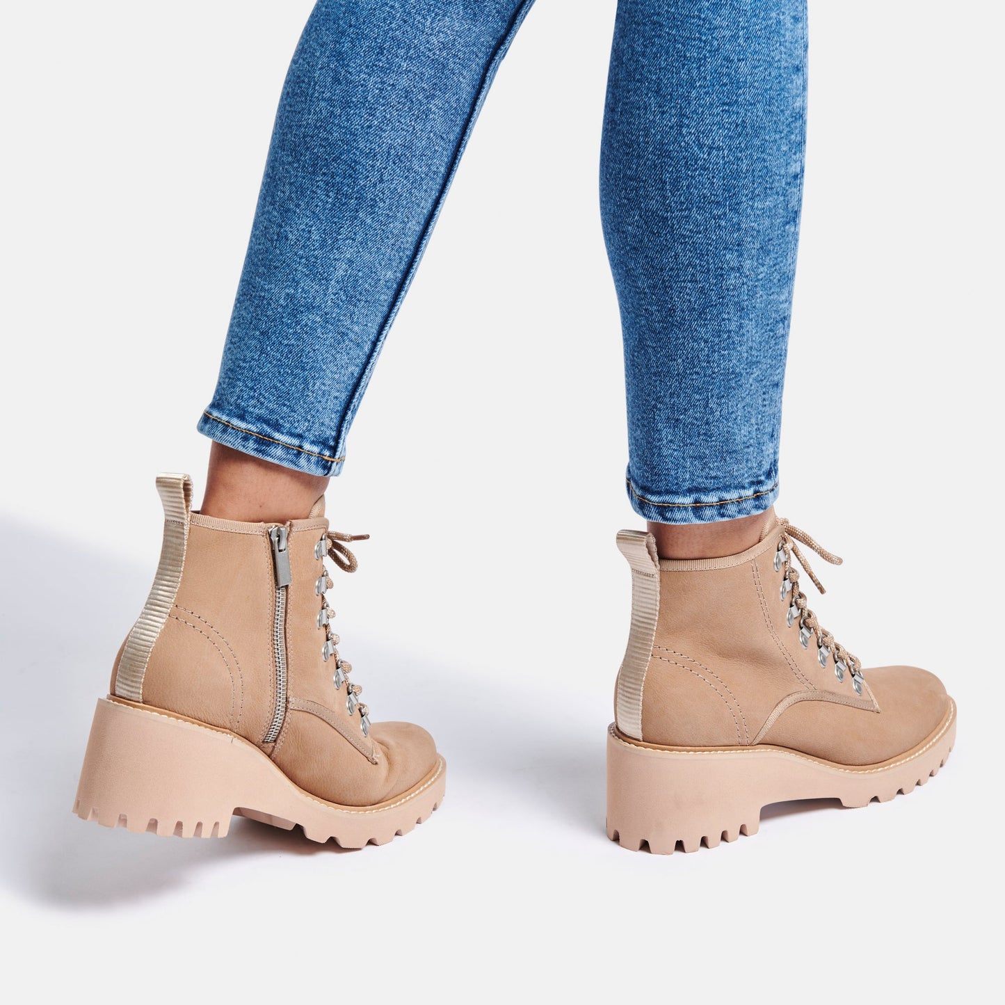 HUEY HIKER BOOTS IN MUSHROOM NUBUCK -   Dolce Vita