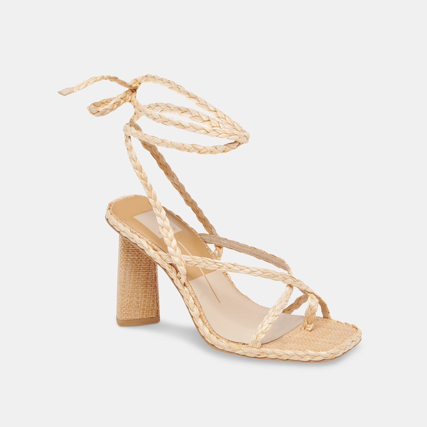 JOELLE HEELS LT NATURAL RAFFIA