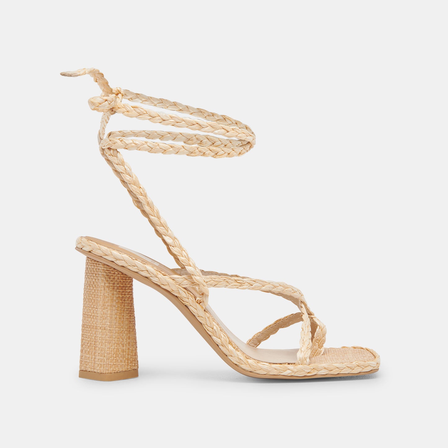 JOELLE HEELS LT NATURAL RAFFIA