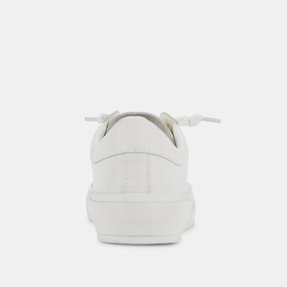 ZINA 360 SNEAKERS WHITE RECYCLED LEATHER