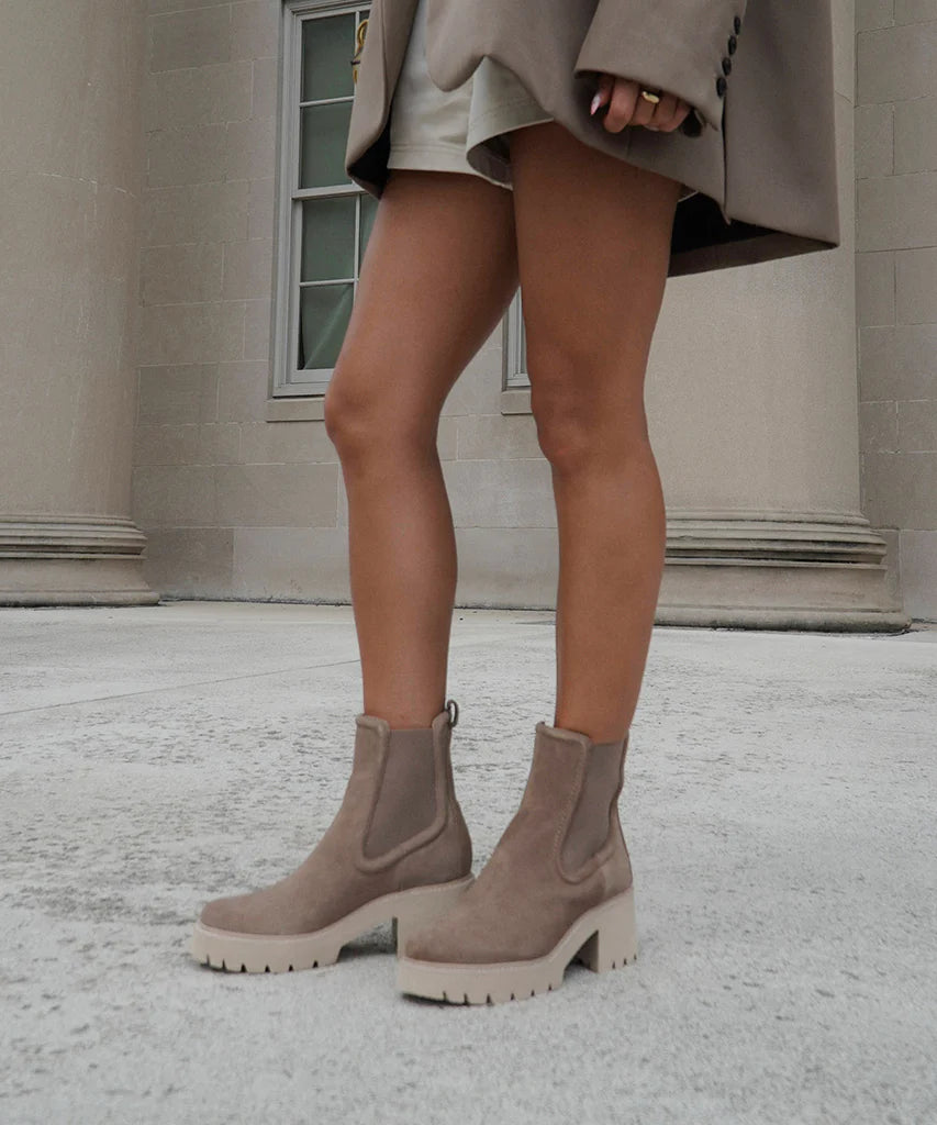 HAWK H2O BOOTIES MUSHROOM SUEDE - re:vita